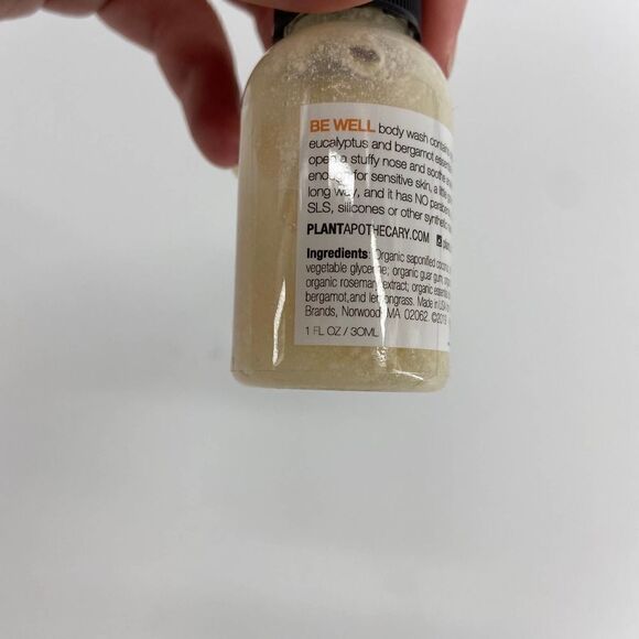 Plant Apothecary Be Well Eucalyptus & bergamot body wash 1 fl oz NEW - Picture 4 of 4